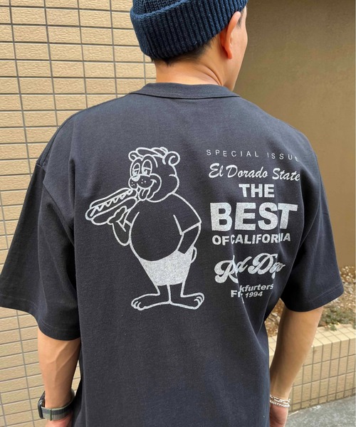 【Red Dogs】アニマルバックプリント Tシャツ（Tシャツ/カットソー）｜NO NEED（ノーニード）