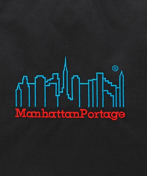 Manhattan Portage（マンハッタンポーテージ）の「Clearview Shoulder Bag 3D Embroidery Neon（ショルダーバッグ・メンズ・ブラック・MEDIUM）」の10枚目の写真