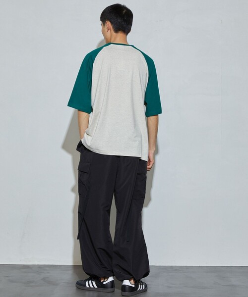 Firsthand（ファーストハンド）の「MA Firsthand/マ ファーストハンド LOGO RAGLAN TEE / ロゴラグランTシャツ（Tシャツ/カットソー・メンズ・ネイビー/グリーン/ブラウン・L/M）」の10枚目の写真