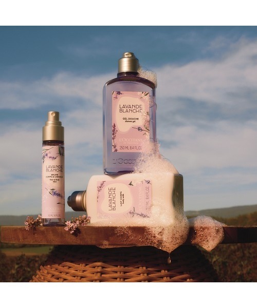 L'OCCITANE（ロクシタン）の「【数量限定】ホワイトラベンダー ボディ