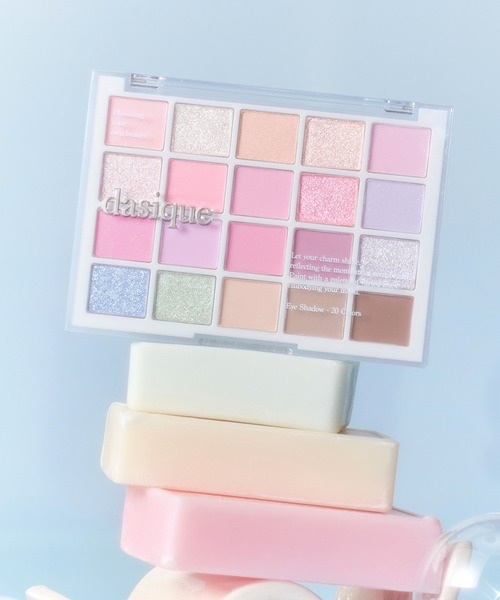 dasique（デイジーク）の「【dasique/デイジーク】Mood Shadow Palette（ムードシャドウパレット）20色パレット パーソナルカラーで選べる（アイシャドウ・レディース・#02 Cool Basic/#01 Warm Basic/#04 Light Lavender/#03 Spring Coral/#05 Cotton Powder/#06 Sweet Heart/#07 Love Heart・FREE）」の6枚目の写真