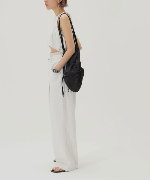 SLOBE citron.（スローブシトロン）の「SLOBE citron.レイヤード Funny DENIM（デニムパンツ・レディース・ブルー系その他/ホワイト・36/38）」の9枚目の写真