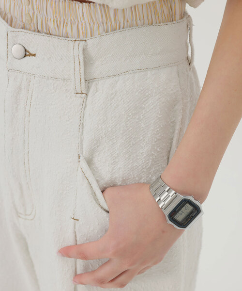 SLOBE citron.（スローブシトロン）の「SLOBE citron.レイヤード Funny DENIM（デニムパンツ・レディース・ブルー系その他/ホワイト・36/38）」の17枚目の写真