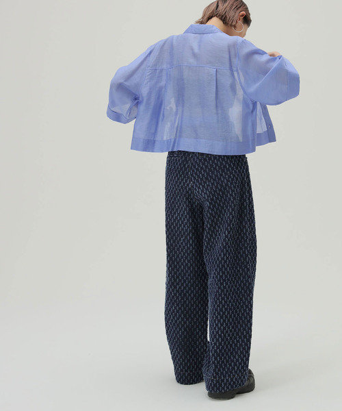 SLOBE citron.（スローブシトロン）の「SLOBE citron.レイヤード Funny DENIM（デニムパンツ・レディース・ブルー系その他/ホワイト・36/38）」の22枚目の写真