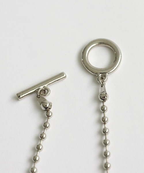 antiqua（アンティカ）の「ロングボールチェーンネックレス（ネックレス・レディース・ゴールド/シルバー・FREE）」の6枚目の写真