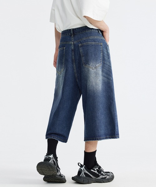 CORPUS TOKYO（コーパス トーキョー）の「半端丈 ワイド バギー デニム（デニムパンツ・メンズ・インディゴブルー/ブルー/ライトブルー/ブラック・1/2/3）」の19枚目の写真
