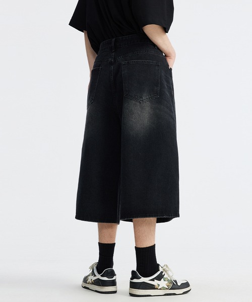 CORPUS TOKYO（コーパス トーキョー）の「半端丈 ワイド バギー デニム（デニムパンツ・メンズ・インディゴブルー/ブルー/ライトブルー/ブラック・1/2/3）」の10枚目の写真