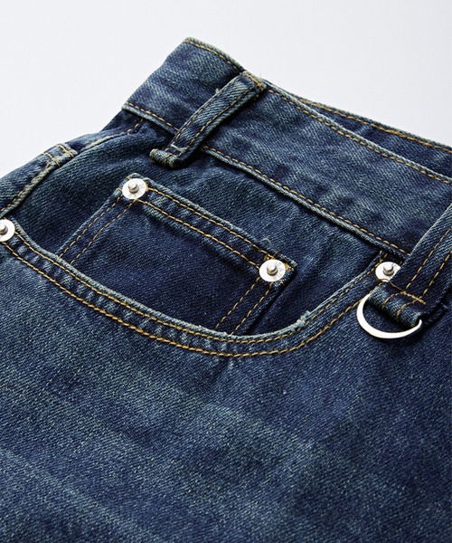 CORPUS TOKYO（コーパス トーキョー）の「半端丈 ワイド バギー デニム（デニムパンツ・メンズ・インディゴブルー/ブルー/ライトブルー/ブラック・1/2/3）」の22枚目の写真