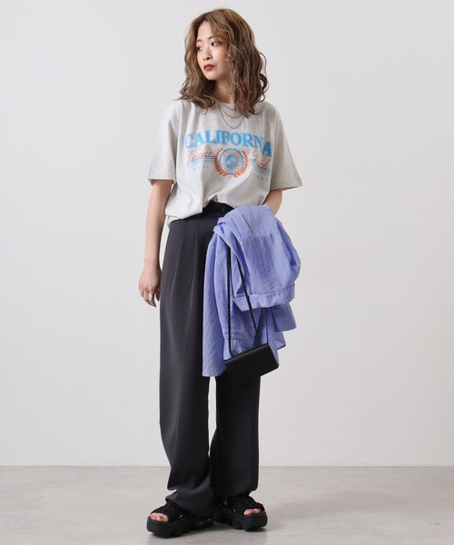 RGY(アールジーワイ)の「RGY CALIFORNIA Venice Beach デザインプリントTシャツ(Tシャツ/カットソー・メンズ・ネイビー/ホワイト/オートミール・L/M)」の13枚目の写真