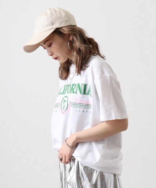 RGY(アールジーワイ)の「RGY CALIFORNIA Venice Beach デザインプリントTシャツ(Tシャツ/カットソー・メンズ・ネイビー/ホワイト/オートミール・L/M)」の5枚目の写真