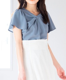 ■2024春夏新作■ねじり2WAYカットブラウス/MM428103