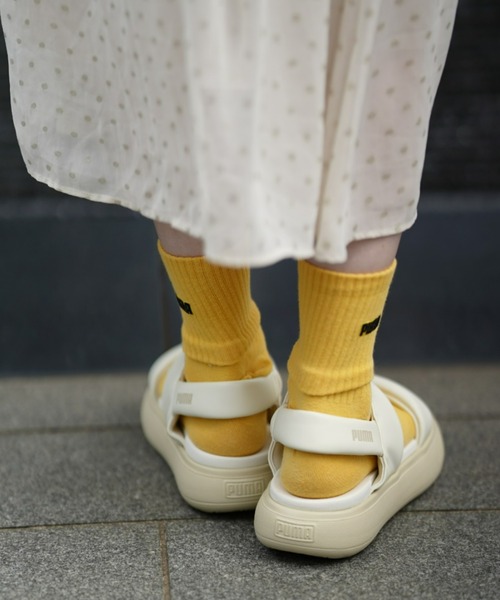 PUMA（プーマ）の「PUMA プーマ ウィメンズ マユ パフィー サンダル（サンダル・レディース・ホワイト/ブラック・23.0cm/24.0cm/25.0cm/26.0cm/27.0cm/22.0cm）」の14枚目の写真