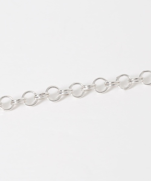 URBAN RESEARCH(アーバンリサーチ)の「decor DoublecirclechainBracelet(ブレスレット・レディース・シルバー・-)」の6枚目の写真