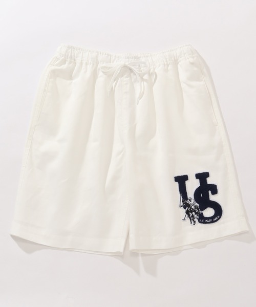 U.S. POLO ASSN.(ユーエスポロアッスン)の「【U.S. POLO ASSN./ユーエスポロアッスン】 サガラ刺繍 TCツイル イージーショートパンツ(その他パンツ・メンズ・チャコール/ベージュ/ブラック/ホワイト・S/M/L/LL)」の9枚目の写真