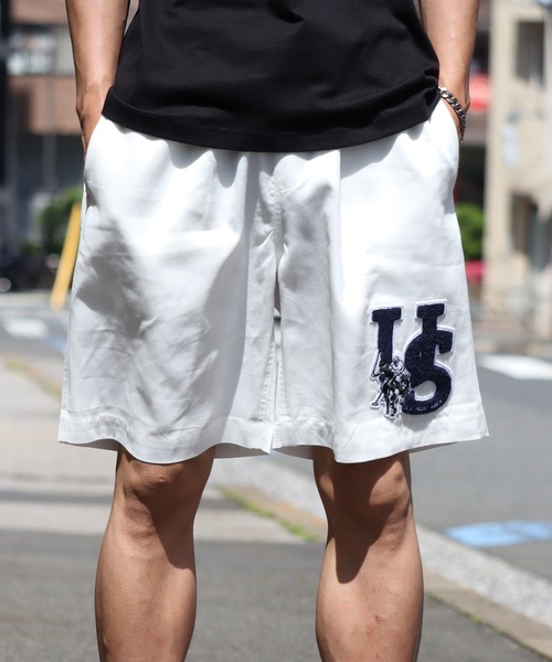 U.S. POLO ASSN.(ユーエスポロアッスン)の「【U.S. POLO ASSN./ユーエスポロアッスン】 サガラ刺繍 TCツイル イージーショートパンツ(その他パンツ・メンズ・チャコール/ベージュ/ブラック/ホワイト・S/M/L/LL)」の10枚目の写真
