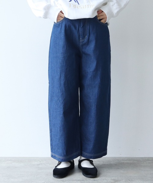 yuni デニムワイドパンツ yuni 11ozデニム ワイドパンツ | Fimpen+Nul