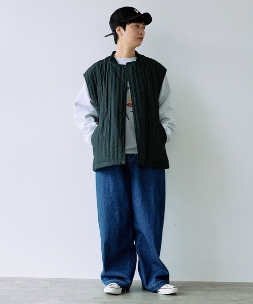 yuni(ユニ )の「11ozデニム ワイドパンツ 1701PT012242(デニムパンツ・レディース・ブルー/ネイビー・M/S)」の17枚目の写真