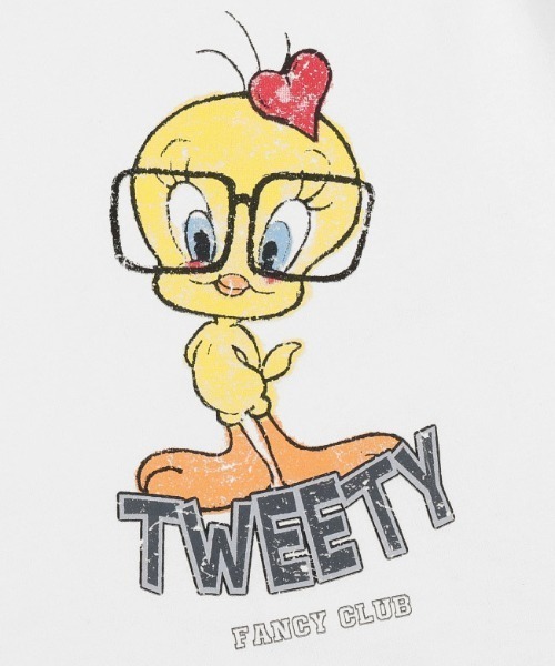 FANCY CLUB（ファンシークラブ）の「A'GEM/9 × .kom 『 FANCY CLUB/ファンシークラブ』 PREPPY BIRD RINGER TEE/バードリンガー 半袖Tシャツ（Tシャツ/カットソー・レディース・ホワイト/ブラック/イエロー・FREE）」の13枚目の写真