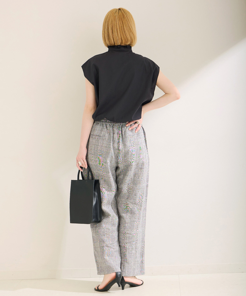 B.C STOCK（ベーセーストック）の「《追加》フレンチリネンパンツ（その他パンツ・レディース・ライトグリーン/レッド系その他/ブラック系その他/ブラック/カーキ・FREE）」の18枚目の写真