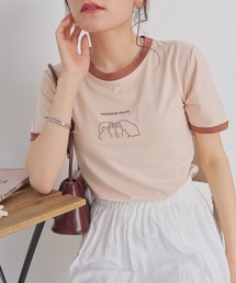 リンガー フロントロゴ コンパクト Tシャツ