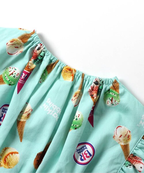 セール】【リンク】サーティワン 転写総柄ワンピース（ワンピース