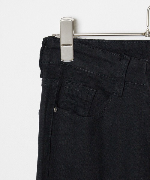 Chick（チック）の「【TAE×Chick】シャーリングブーツカットデニムパンツ（デニムパンツ・レディース・ブラック・S/M）」の12枚目の写真