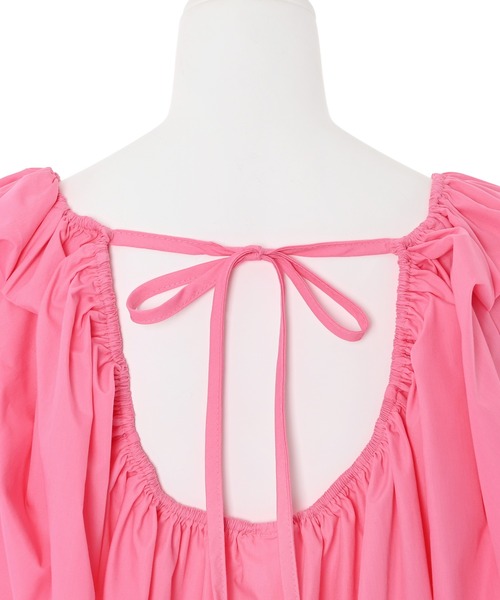 Narcissus（ナルシス）の「【Narcissus】パフリボンブラウス（シャツ/ブラウス・レディース・ホワイト/ピンク・FREE）」の10枚目の写真