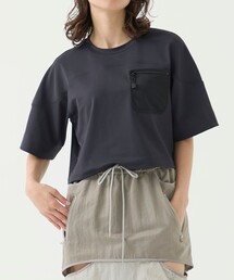 CITY TOKYO（シティトウキョウ）の「【手洗い可】【UVカット】【接触冷感】アクティブメッシュポケットティーシャツ（Tシャツ/カットソー）」