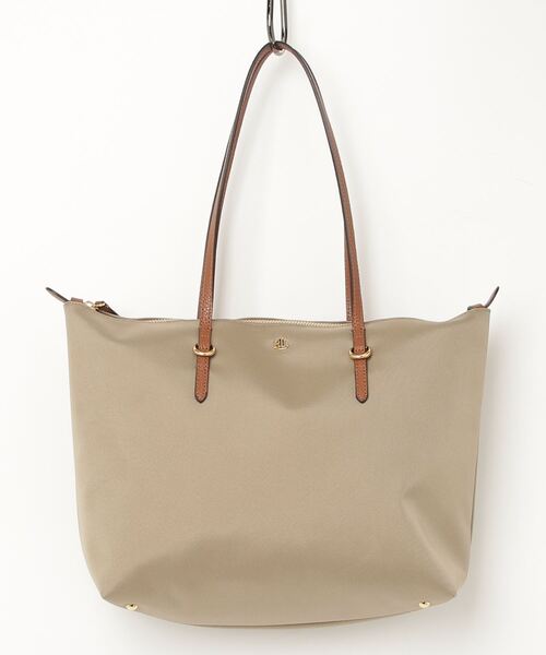 Lauren Ralph Lauren◆KEATONナイロン ミディアム トートバッグ ナイロン ミディアム Keaton トート（トートバッグ）｜LAUREN