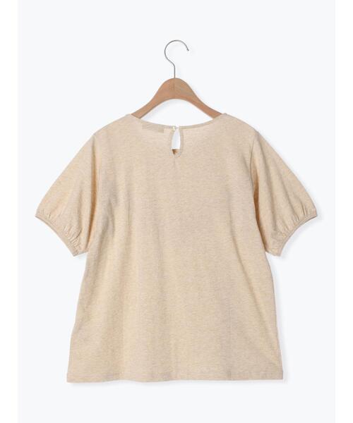 Samansa Mos2(サマンサ モスモス)の「ピンタックレースカットソー(Tシャツ/カットソー・レディース・ブラック/ベージュ/オフホワイト・F)」の4枚目の写真