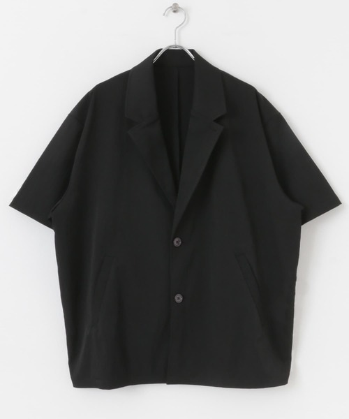 SENSE OF PLACE by URBAN RESEARCH(センスオブプレイスバイアーバンリサーチ)の「ルーズテーラードジャケット(5分袖)(テーラードジャケット・メンズ・ブラック/チャコールグレー・MEDIUM/LARGE)」の14枚目の写真