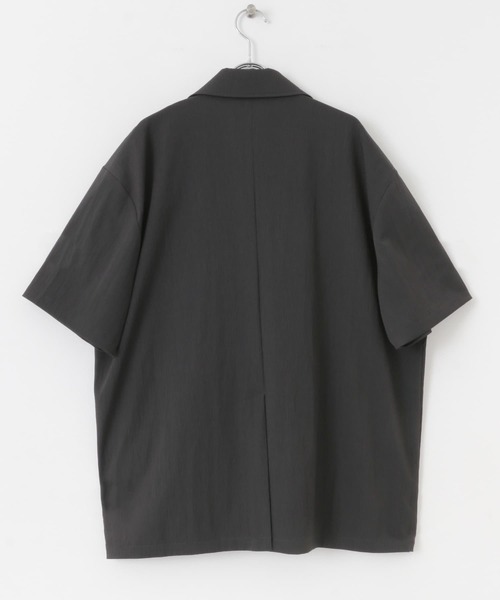 SENSE OF PLACE by URBAN RESEARCH(センスオブプレイスバイアーバンリサーチ)の「ルーズテーラードジャケット(5分袖)(テーラードジャケット・メンズ・ブラック/チャコールグレー・MEDIUM/LARGE)」の17枚目の写真
