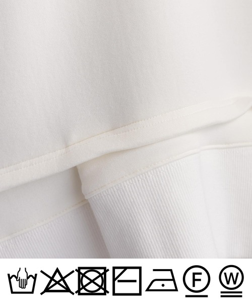 【セール】裾切り替えプルオーバー（Tシャツ/カットソー）｜PICCIN（ピッチン）