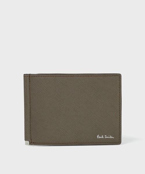 Paul Smith（ポールスミス）の「ブライトストライププラー  マネークリップ / 813019 P914（札入れ/マネークリップ・メンズ・ライトブルー/ブラック/カーキブラウン/グリーン/ネイビー・FREE）」の3枚目の写真