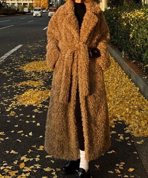 BEGELM（ビジルム）の「Fake Fur Long Gown（その他アウター）」 - WEAR