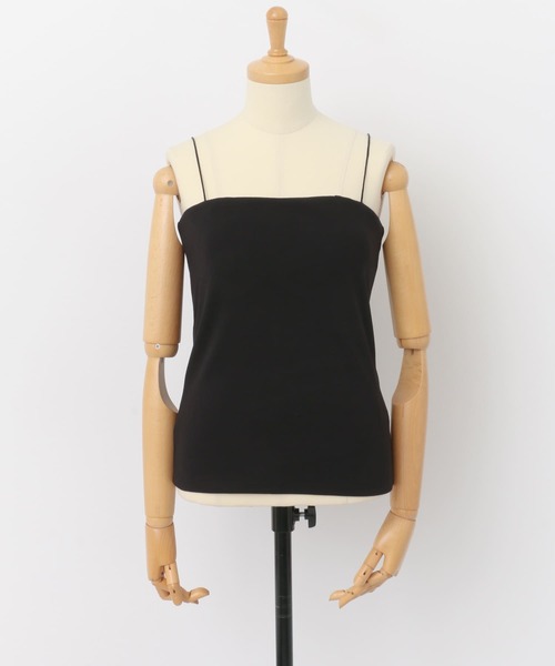 URBAN RESEARCH ROSSO WOMEN（アーバンリサーチ　ロッソ）の「抗菌防臭カップ付ベアキャミソール（キャミソール・レディース・ホワイト/ブラック/ベージュ・FREE）」の7枚目の写真