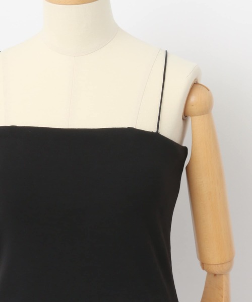 URBAN RESEARCH ROSSO WOMEN（アーバンリサーチ　ロッソ）の「抗菌防臭カップ付ベアキャミソール（キャミソール・レディース・ホワイト/ブラック/ベージュ・FREE）」の10枚目の写真