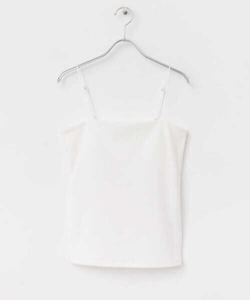 URBAN RESEARCH ROSSO WOMEN（アーバンリサーチ　ロッソ）の「抗菌防臭カップ付ベアキャミソール（キャミソール・レディース・ホワイト/ブラック/ベージュ・FREE）」の13枚目の写真
