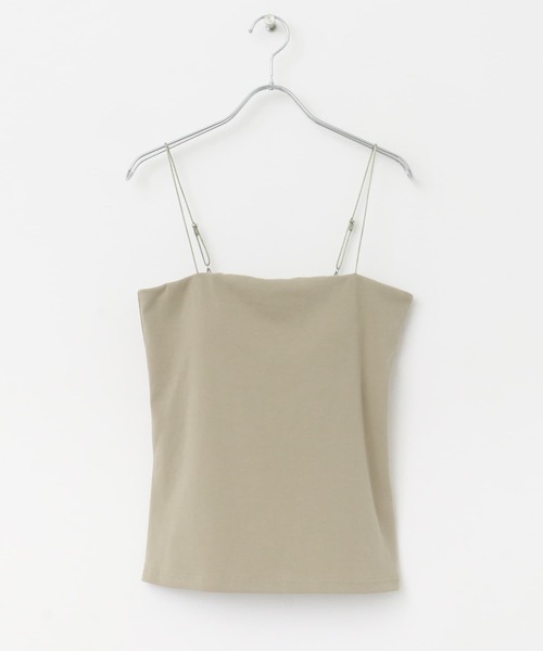 URBAN RESEARCH ROSSO WOMEN（アーバンリサーチ　ロッソ）の「抗菌防臭カップ付ベアキャミソール（キャミソール・レディース・ホワイト/ブラック/ベージュ・FREE）」の15枚目の写真