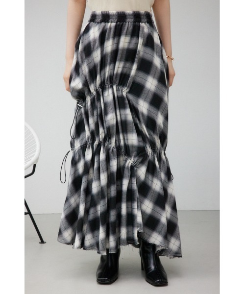 セール】チェックボリュームスカート（スカート）｜AZUL BY MOUSSY