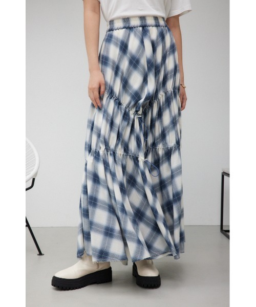 AZUL by moussy（アズールバイマウジー）の「チェックボリューム