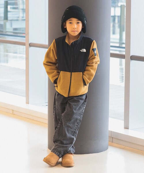 THE NORTH FACE(ザノースフェイス)の「THE NORTH FACE / キッズ デナリ ジャケット 2024(100~150cm)(ブルゾン・キッズ・ブラック/ブラウン系その他3・100/110/120/130/140/150)」の4枚目の写真