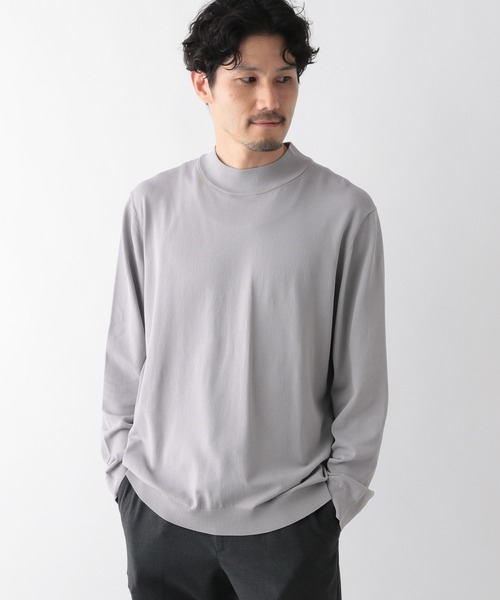 GLOBAL WORK(グローバルワーク)の「アンチピリングニット/モックネック/116306(ニット/セーター・メンズ・グレー/アイボリー/ネイビー・SMALL/MEDIUM/LARGE/X-LARGE)」の6枚目の写真