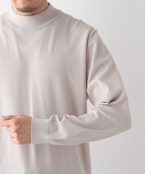 セール】アンチピリングニット/モックネック/116306（ニット/セーター