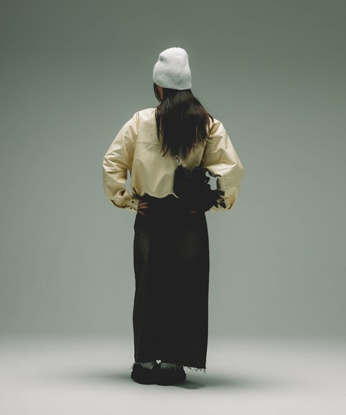 FREAK'S STORE(フリークスストア)の「NAUTICA/ノーティカ 退色デニムロングスカート(デニムスカート・レディース・ブルー/ブラック・ONE SIZE)」の12枚目の写真