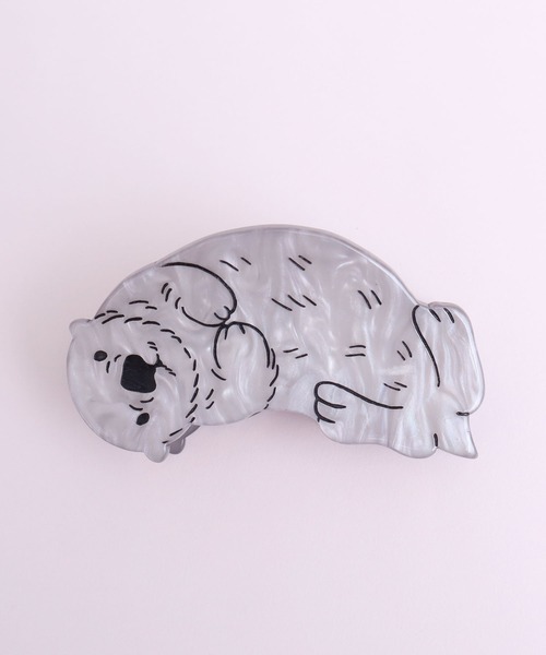 didizizi(ディディジジ)の「ラッコヘアクリップ(バレッタ/ヘアクリップ・レディース・グレー・FREE)」の9枚目の写真