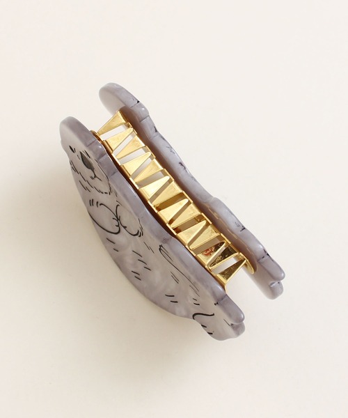 didizizi(ディディジジ)の「ラッコヘアクリップ(バレッタ/ヘアクリップ・レディース・グレー・FREE)」の3枚目の写真