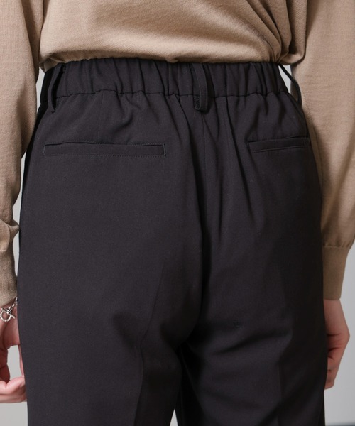 NANO universe（ナノユニバース）の「ALWAYS EASY ワンタックスラックス（スラックス・メンズ・ブラック/ライトベージュ/ダークブラウン/チャコール・S/M/L/XL）」の15枚目の写真