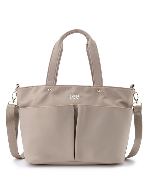 SHOO・LA・RUE（シューラルー）の「◆【Lee別注】フロントポケットトートバッグ（トートバッグ・レディース・ダークブラウン系3/ベージュ/ブルー/ブラック・00）」の3枚目の写真