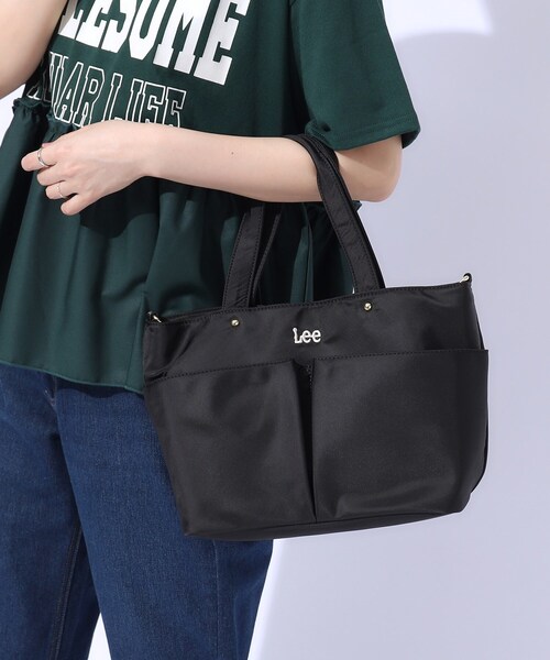 SHOO・LA・RUE（シューラルー）の「◆【Lee別注】フロントポケットトートバッグ（トートバッグ・レディース・ダークブラウン系3/ベージュ/ブルー/ブラック・00）」の15枚目の写真